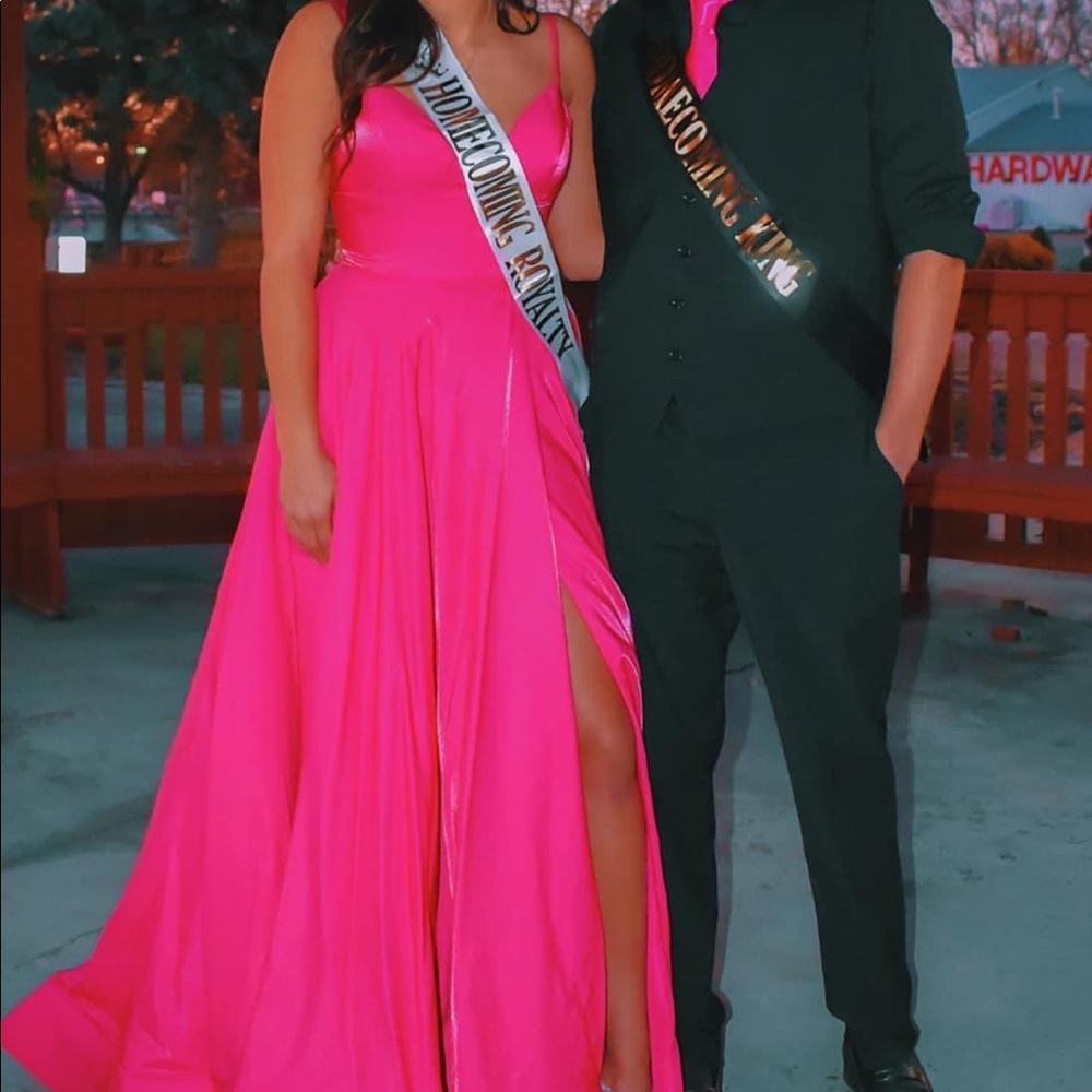 Prom Dress - Fuchsia - Sherri Hill Designer Dress